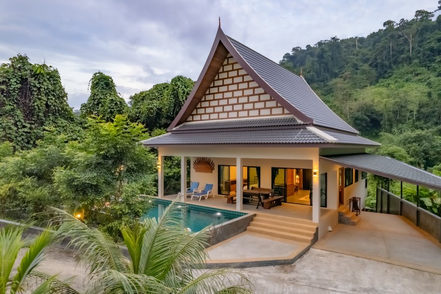 vila na Phuketu, Thajsko