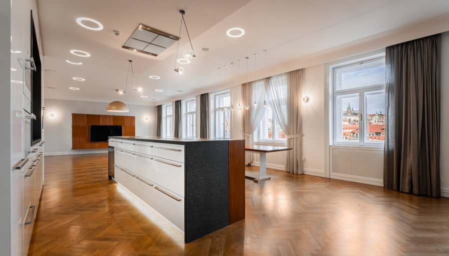 luxusní byt v centru Prahy