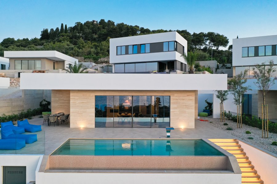 moderní vila Chorvatsko