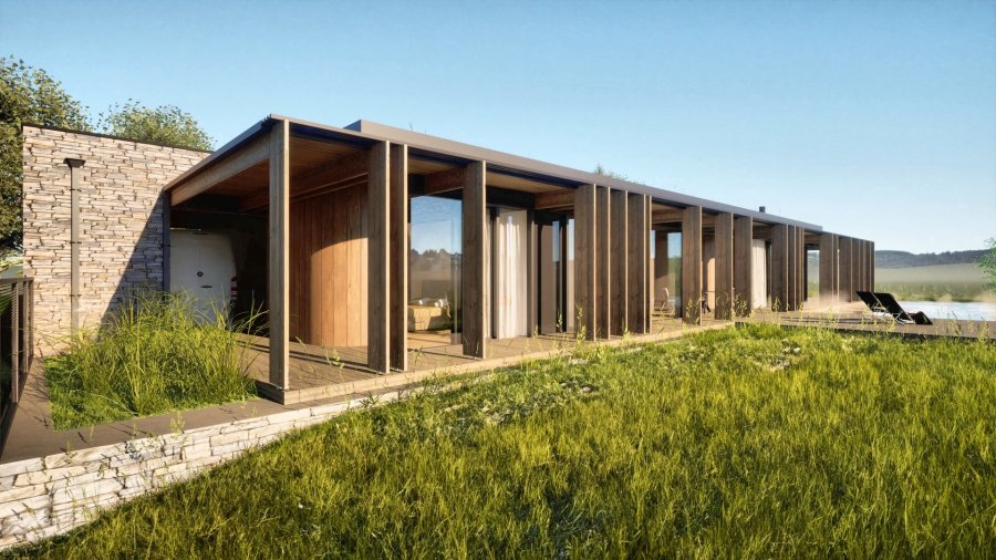 stavební pozemek se stavebním povolením za Prahou