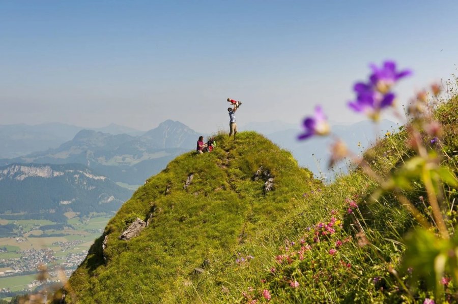 rakouské Alpy vyhlídka