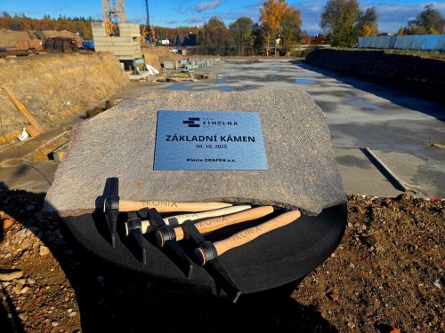 Výstavba nízkoenergetického projektu Nová Cihelna Kladno byla spuštěna, prodána je již více než polovina jednotek