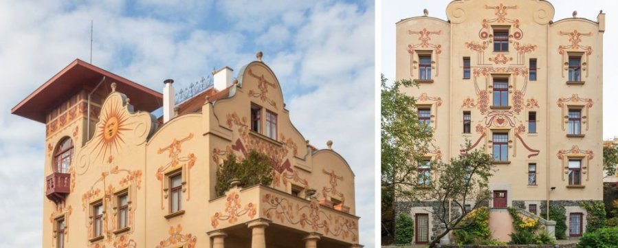 secesní vila Helenka, Praha 5