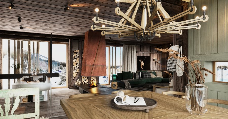 Designový obývací pokoj