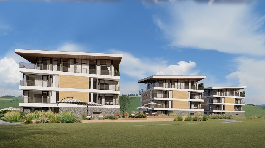 Prodej bytu 2+kk/L, 56 m2, v projektu Marina Liptov u přehrady Liptovská Mara, Slovensko