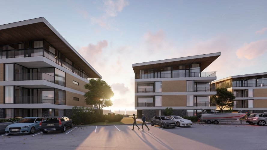 Sale of an apartment 3+kt/T, 112 sqm, in the project Marina Liptov near the dam Liptovská Mara, Slovakia