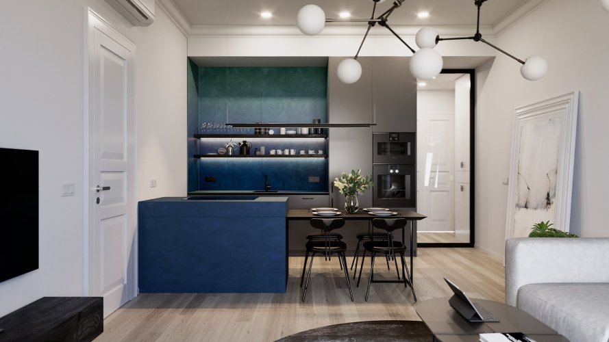 Prodej mezonetového bytu 4+kk/T, 115,3 m², v projektu Na Spojce, Praha 10 - Vršovice