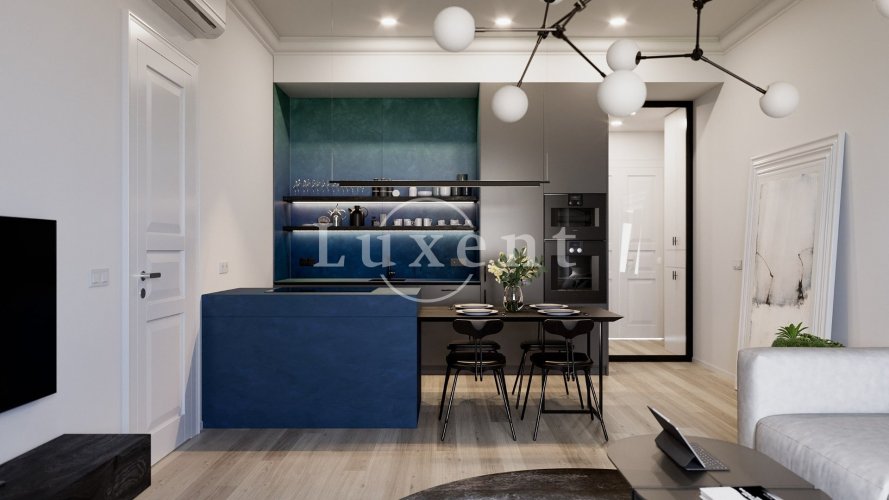 Prodej mezonetového bytu 4+kk/T, 115,3 m2, v projektu Na Spojce, Praha 10 - Vršovice