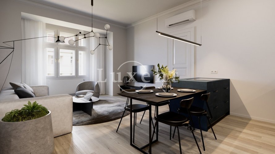 Prodej mezonetového bytu 3+kk/T, 101,7 m2, v projektu Na Spojce, Praha 10 - Vršovice