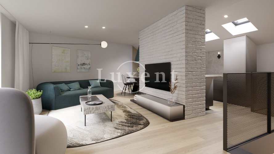 Prodej mezonetového bytu 3+kk/T, 103,1 m2, v projektu Na Spojce, Praha 10 - Vršovice