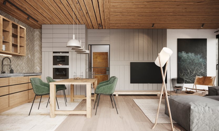 Sale of an apartment 2+kt/T, 125,3 sqm, in luxury mountain project Apartments Albeřice, Giant Mountains - Horní Maršov