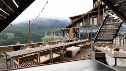 terasy s osvětlením