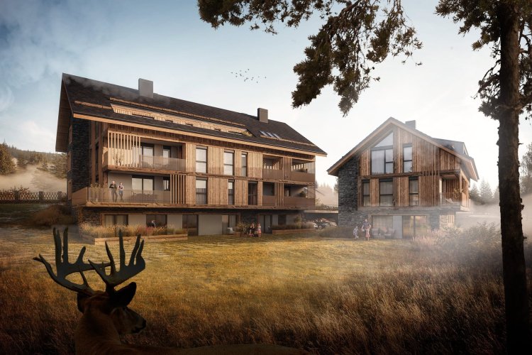 LAKA LIVING - exclusive mountain apartments in Šumava National Park - Prášily