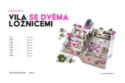 Vila se dvěma ložnicemi