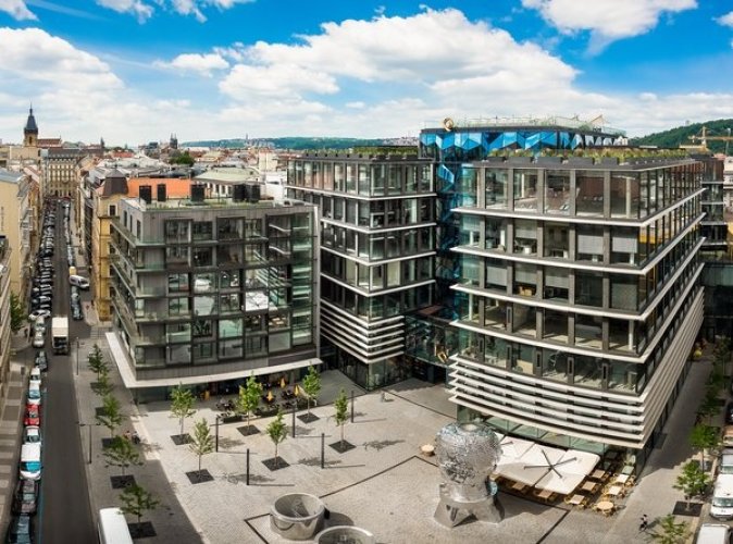 Pronájem exkluzivní kanceláře v Quadriu, 664 m², Národní třída - Praha 1
