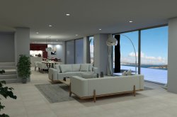 obývací prostor s kuchyní