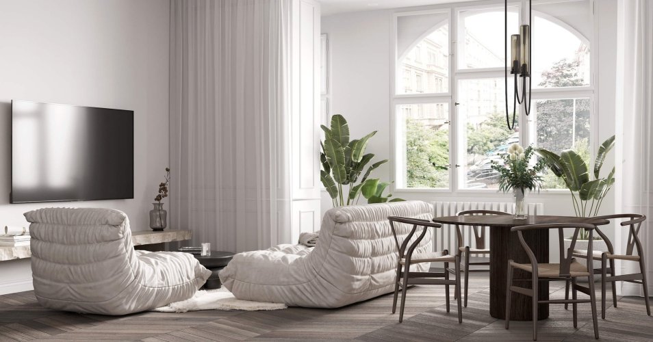 Prodej exklusivního apartmánu 4+kk/3B/S, 121,9 m², Praha 2 - Vinohrady