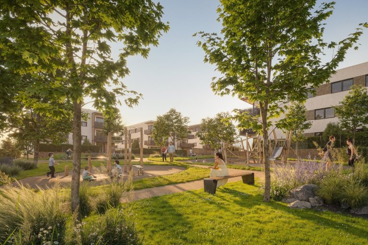 Nová Cihelna Kladno - new low-energy residential project , Kladno - Rozdělov