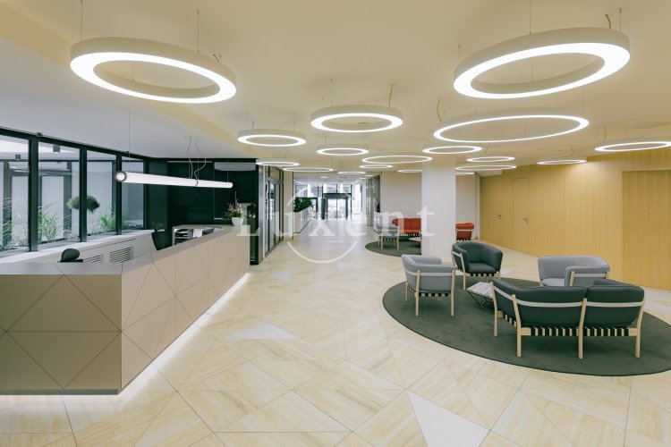 Pronájem stylové kanceláře, 635 m², Apeiron Office Centre, Praha 8