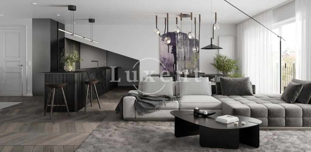 Prodej exklusivního apartmánu 4+kk/B/T/2S, 188,4 m2, Praha 2 - Vinohrady