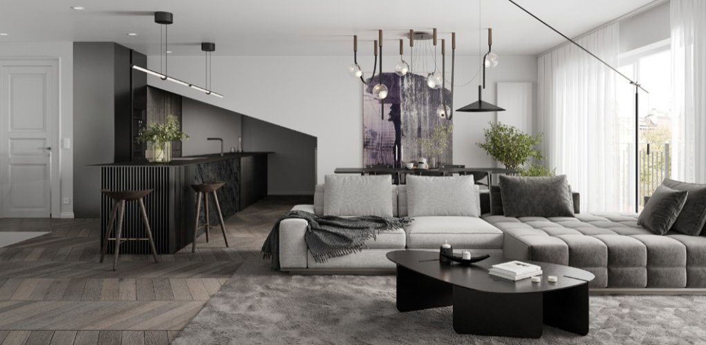 Prodej exklusivního apartmánu 4+kk/B/T/2S, 188,4 m², Praha 2 - Vinohrady