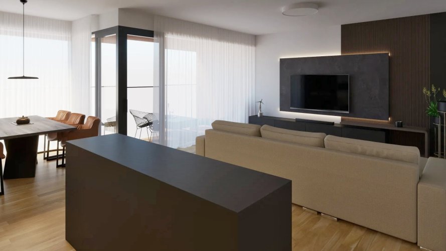 Prodej bytu 2+kk/L, 64,1 m², v novém rezidenčním projektu v klidné lokalitě Slezské Ostravy