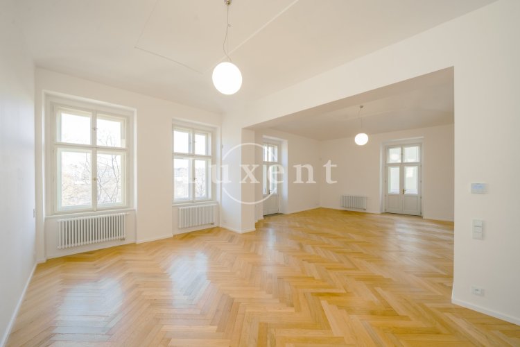 Pronájem exkluzivního bytu 3+kk/B/P, 174 m2, Praha 5 - Smíchov