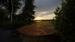  východ slunce z terasy