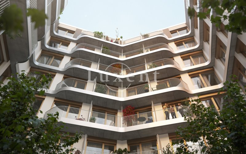 Prodej bytu 1+kk/B, 27,6 m², v developerském projektu NEAR living, Praha 8 – Palmovka