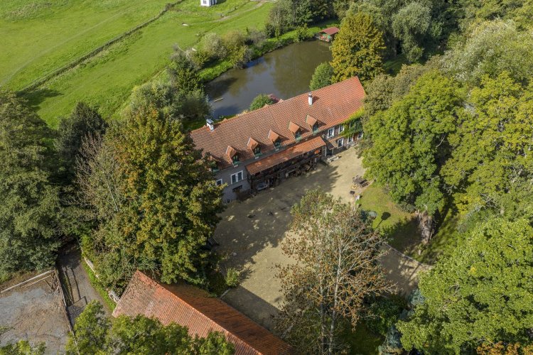 Sale of a water mill, industrial hall and other plots, all covering an area of 15 hectares, Stříbrná Skalice, Prague East