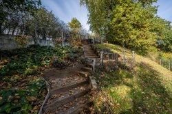 schody na horní zahradu