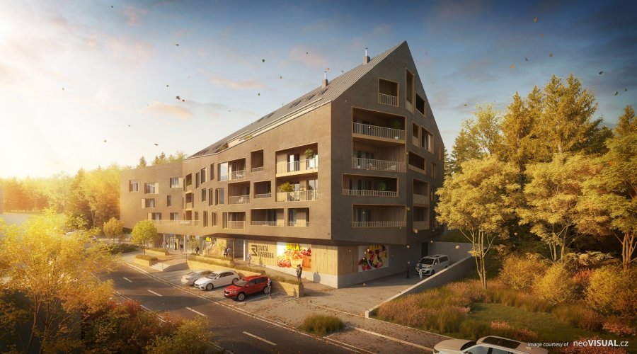 Sale of an apartment, 2+kt/T, 56,6 sqm, in the Svatá Barbora Residence, Železná Ruda