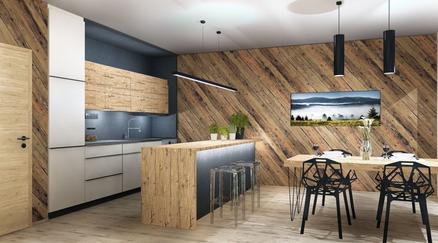 Prodej apartmánu 2+kk/L, 58,9 m², v Rezidenci Svatá Barbora, Železná Ruda