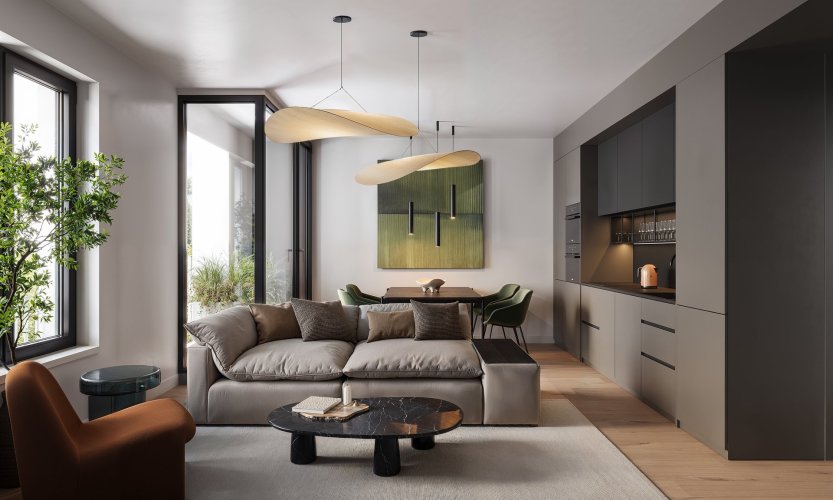 Prodej bytu 3+kk/T, 80,9 m², v rezidenci Na Nároží, Praha 8 – Kobylisy