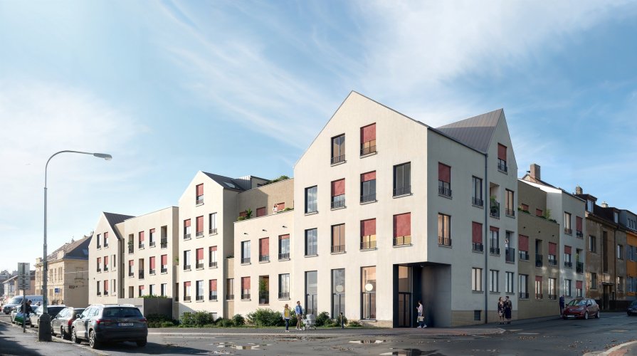 Sale of a 1+kt apartment, 37.5 sqm, in the Na Nároží residence, Prague 8 – Kobylisy