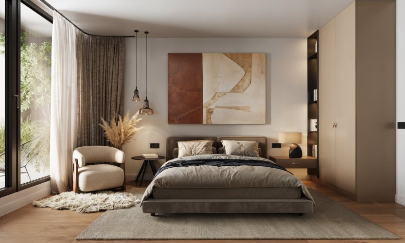 Prodej bytu 3+kk/L 80,9 m², v rezidenci Na Nároží, Praha 8 – Kobylisy