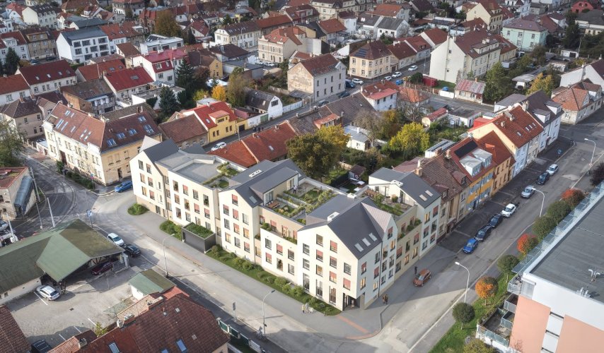 Sale of a 2+kt apartment, 57 sqm, in the Na Nároží residence, Prague 8 – Kobylisy