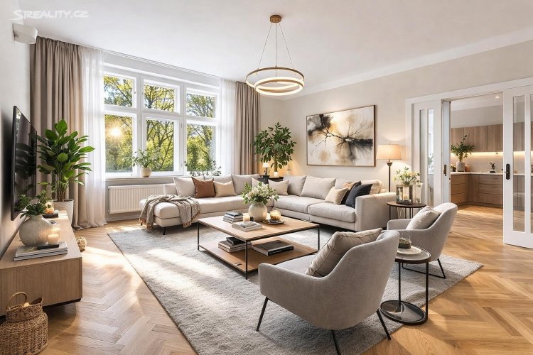 Sale of a 4+1/2L apartment, 125 m², Prague 6 - Dejvice