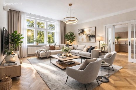 obývací pokoj vizualizace