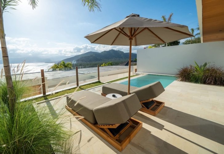 Prodej luxusní vily s výhledem na oceán 2+kk, 165 m², Candidase, Bali - Indonésie