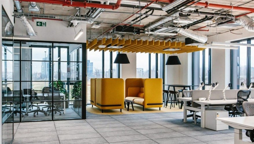 Rent of a modern office, 467 sqm, River Garden, Prague 8