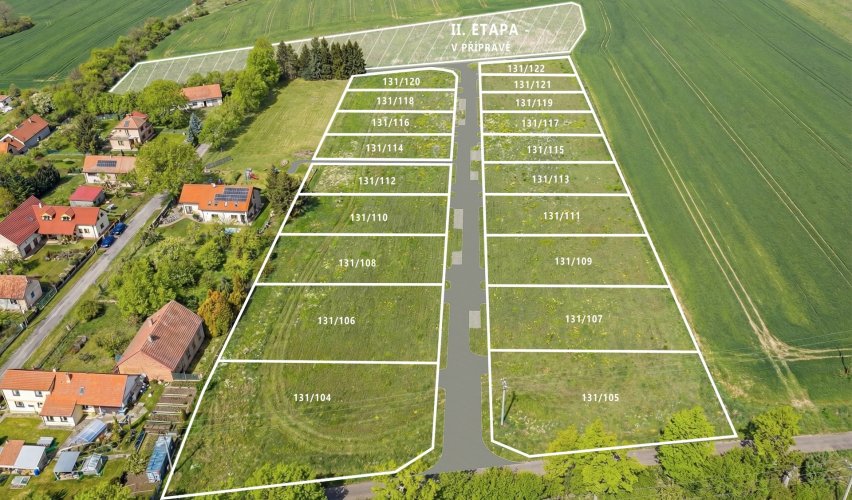 Sale of building plot 817 sqm, Nad Pilířem, Klášterní Skalice