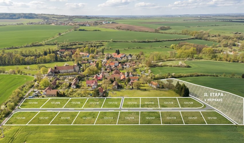 Sale of building plot 951 sqm, Nad Pilířem, Klášterní Skalice