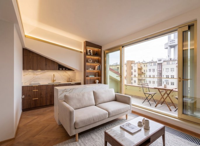 Apartment for sale: 2-bedroom (3+kt), 82 sqm, Prague 3 - Žižkov