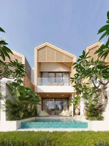 Sale of a 2-Bedroom villa with terrace and private pool, 156 m², Bali – Indonesia
