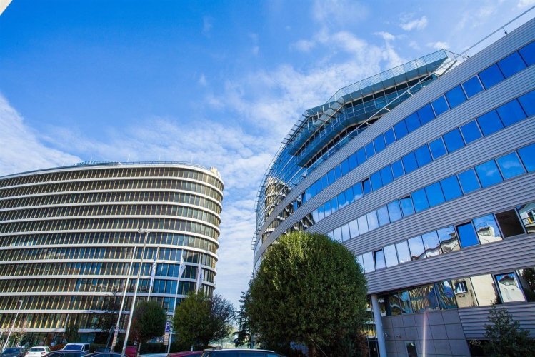 Pronájem kanceláře v moderním projektu, 883 m², Polygon, Praha 4 - Pankrác